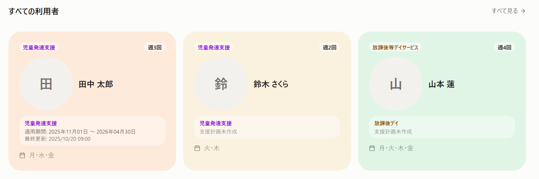 つむぎあい|ダッシュボード
